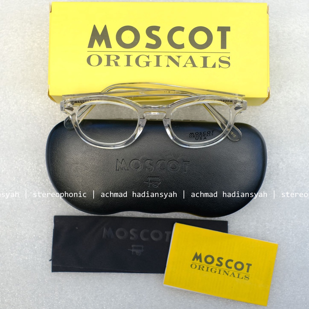 KW TERBAIK..  Kacamata Moscot Lemtosh Transparant Frame Moscot Lemtosh Bening Kacamata Frame Lemtosh