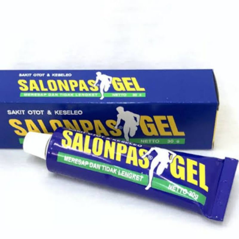 Salonpas Gel 15-30g / Nyeri Otot / Keseleo / Memar