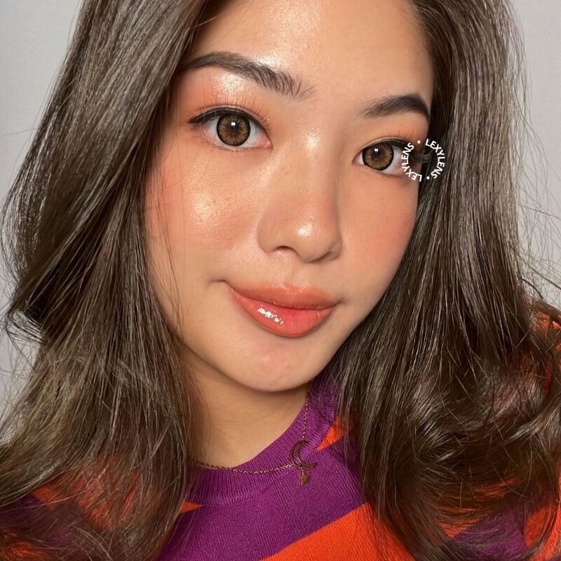 LEXYLENS - PUDDING BROWN / DIA 14.5MM / NORMAL SD -10.00 / SOFTLENS MINUS TINGGI / SOFTLENS KADAR AI