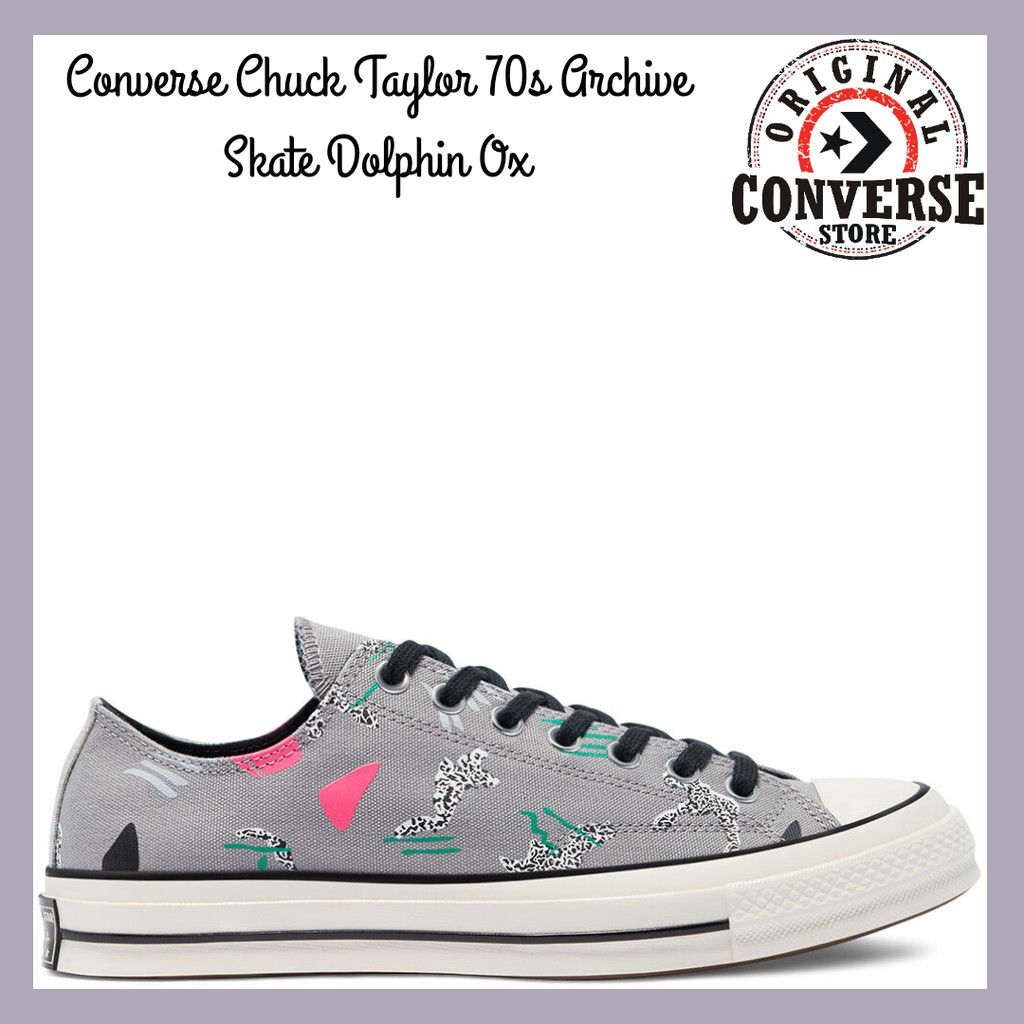 ORIGINAL CONVERSE CHUCK TAYLOR 70s ARCHIVE SKATE DOLPHIN Ox 170924C WOMAN