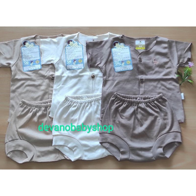 Pakaian baju bayi setelan pendek 3-6 bulan-setelan pendek bayi SNI (babyhai)