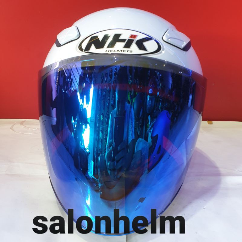 Helm NHK R1 Glossy Visor Flat Visor Iridium