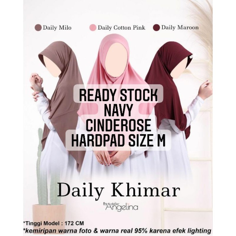 Daily Khimar Navy Atelier Angelina