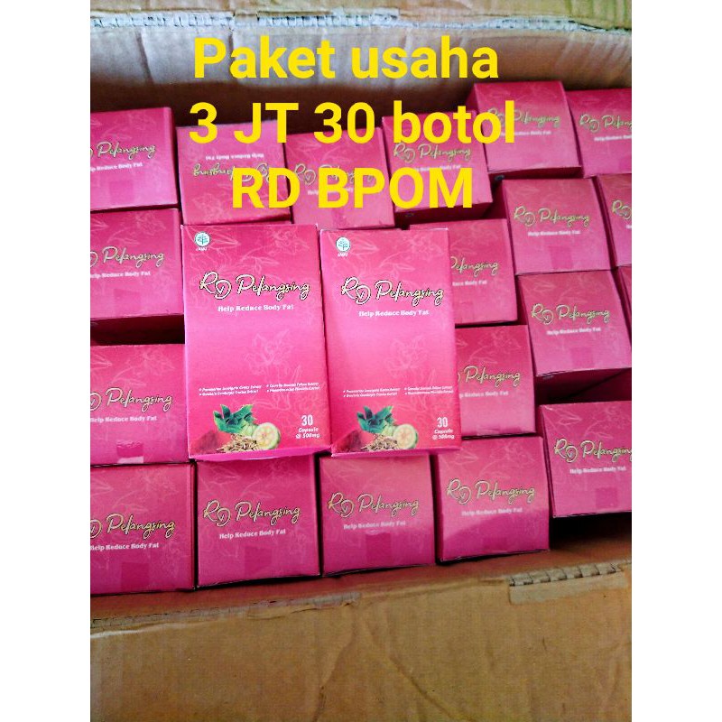 RD BPOM 3 JT 30 BOTOL,RD PELANGSING BPOM