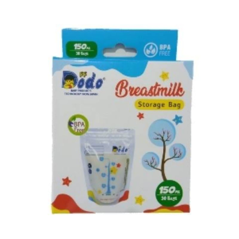 Dodo Breast Milk Storage Bag isi 30pcs - Dodo Breastmilk  - Dodo Kantong Asi Bayi