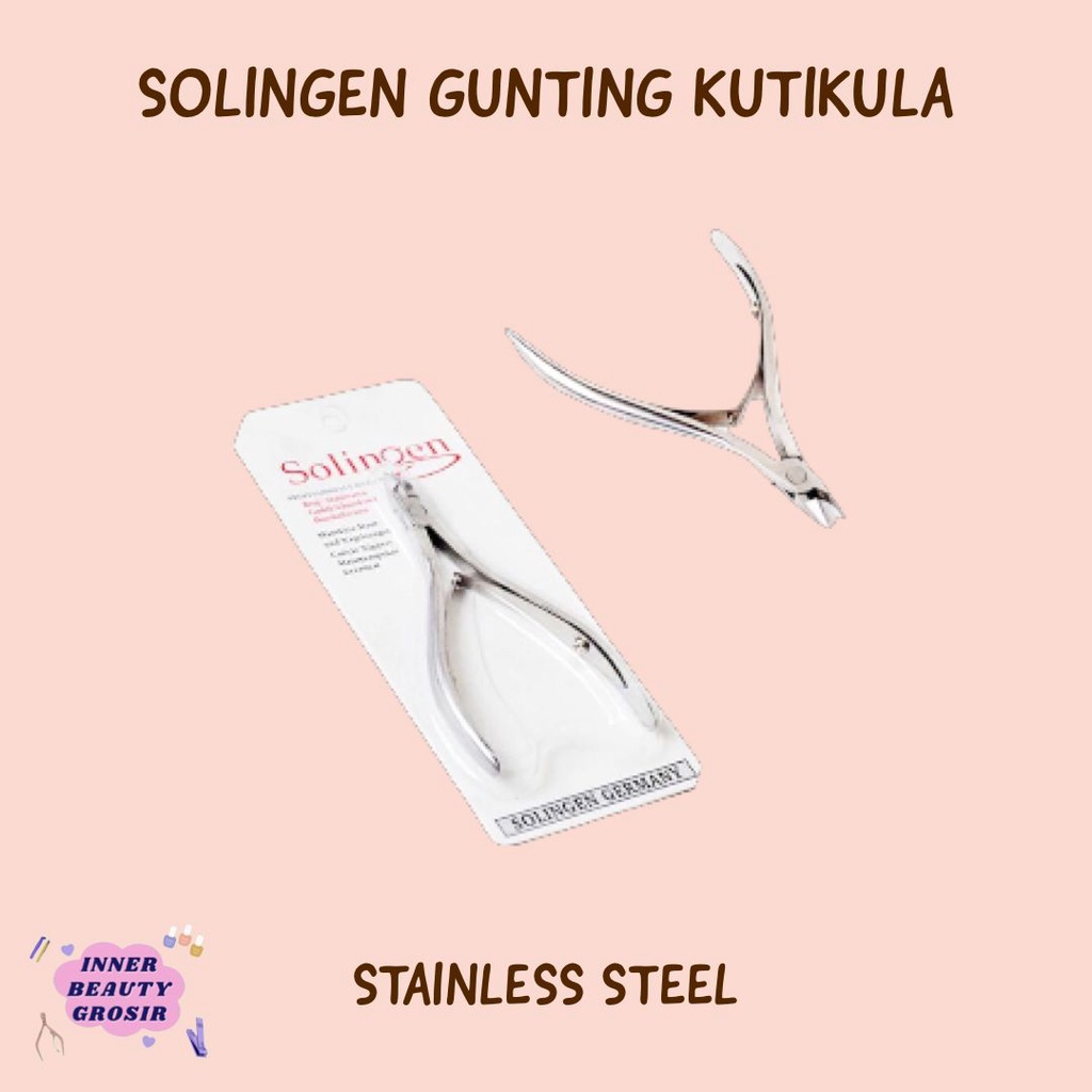 Nail Clipper Kutikula / Gunting Kutikula Stainless Steel / Gunting Solingen