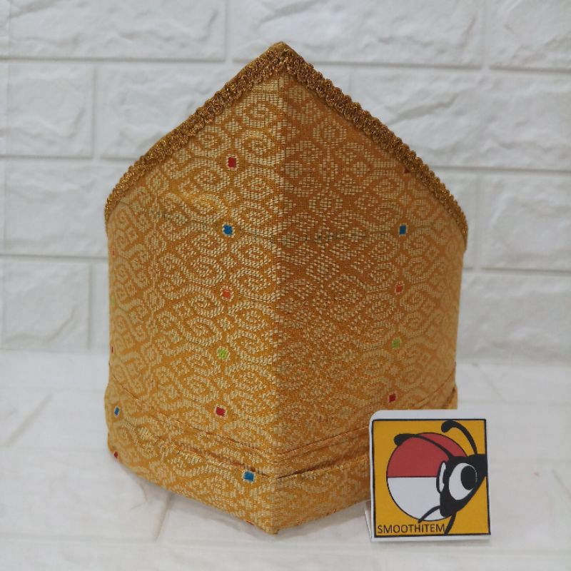 Topi segitiga sumatera topi khas sulawesi sumatera topi songket topi padang baju adat dewasa