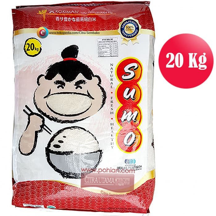 

Promo Spesial Beras SUMO Super Premium 20 kg Free ongkir
