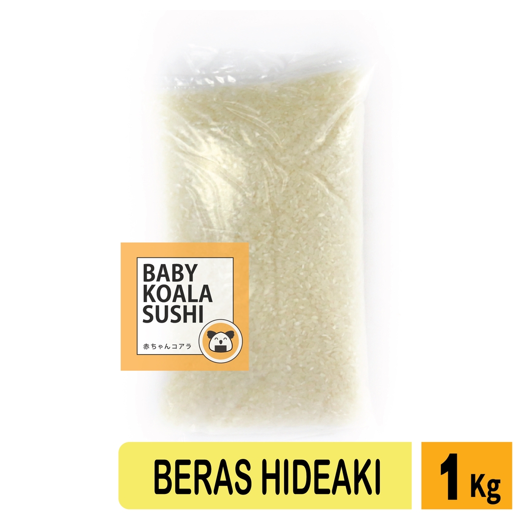 HIDEAKI Beras Sushi Premium 1 Kg │ Japonica Rice for Kimbab