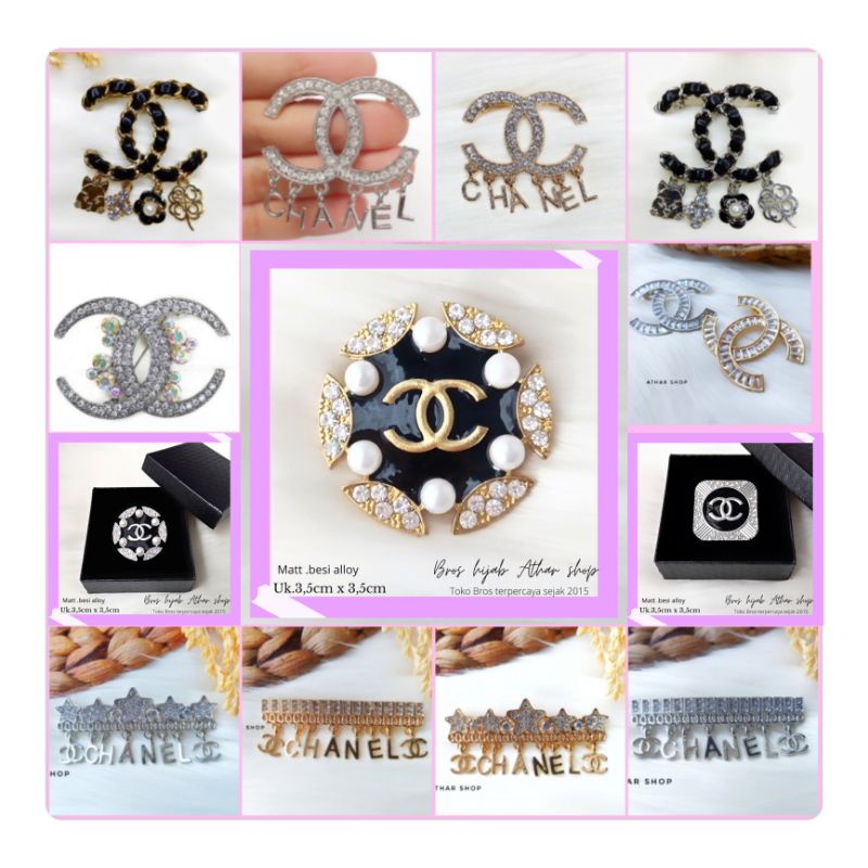 Bros Peniti Jilbab /Bross Pin Dada/Bros Hijab Import Athar Shop COD Aksesoris Kerudung Terbaru