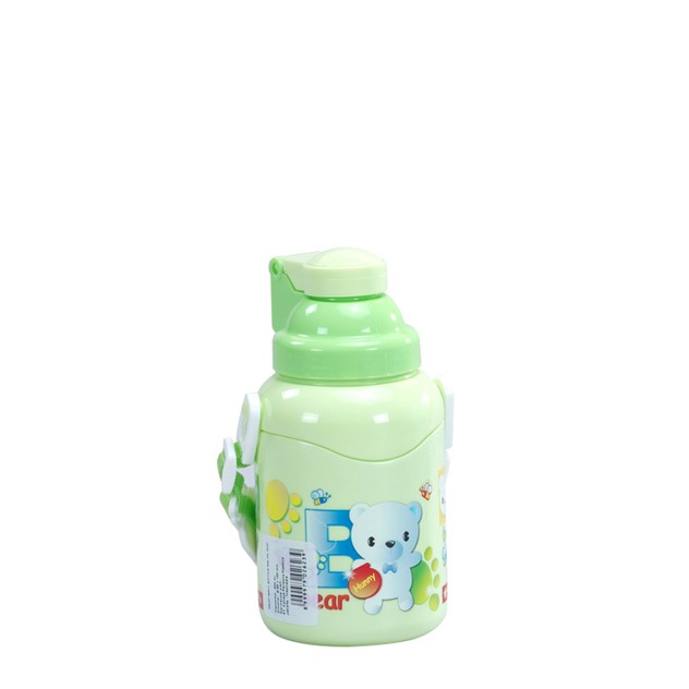 Lion Star Navy Bottle Round Botol Minum Anak Lucu Ada Sedotan Sedot Plastik Tempat Air Minum