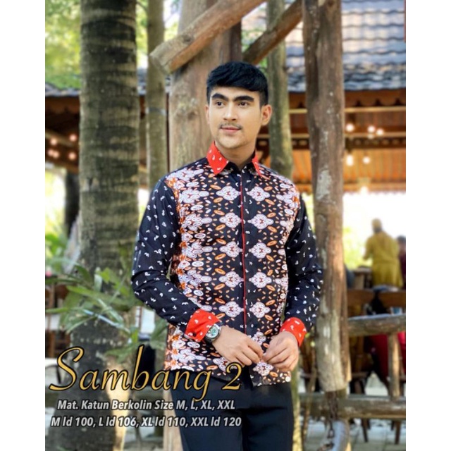 BATIK KODE SAMBANG 2 | LONTARA | Kemeja Batik Pria By BATIK LANANG - Kemeja Batik Khas Makassar