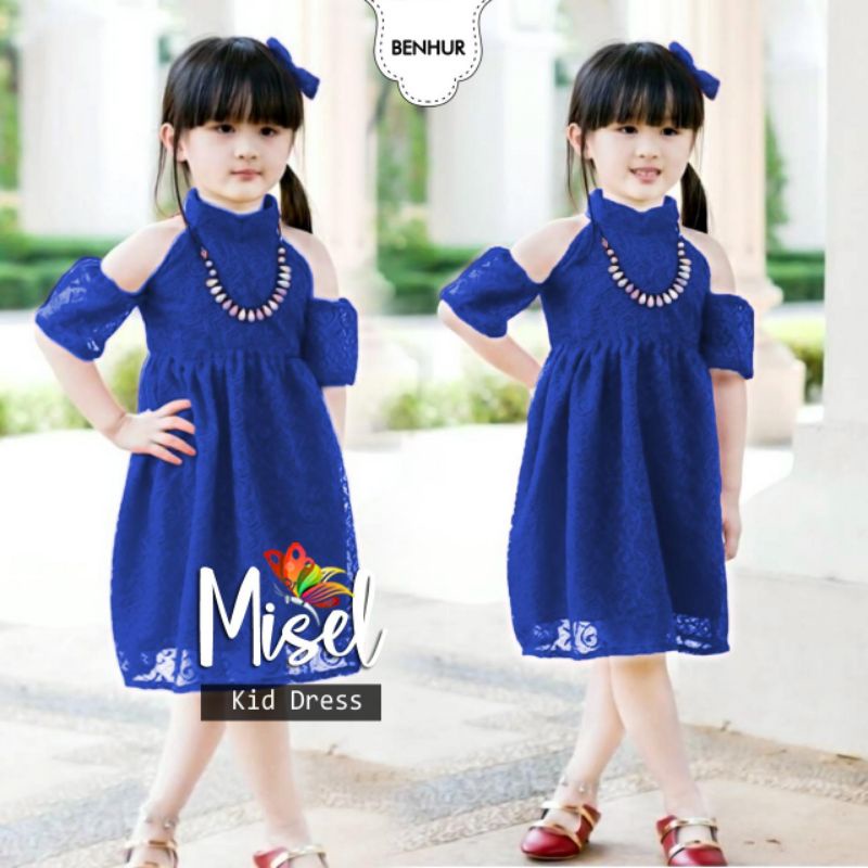 DRESS MISEL KID ANAK, BRUKAT FURING, DRESS MAXY