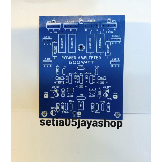 Jual Pcb Power Amplifier 600 Wat Mono | Shopee Indonesia