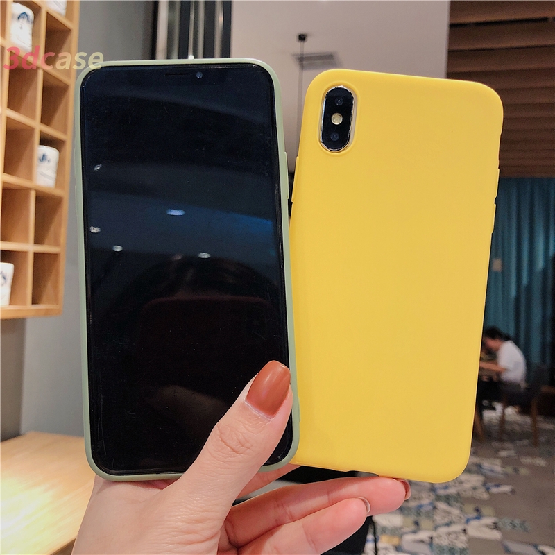 Casing Soft Case Realme C11 5i C15 C12 C17 C2 C3 7 7i 3 3i 5 6 C1 C3i 5 5S U1 X2 XT Q 6i 2 X2 5 PRO Narzo 20 PRO 10A 20A Motif Warna Polos-8