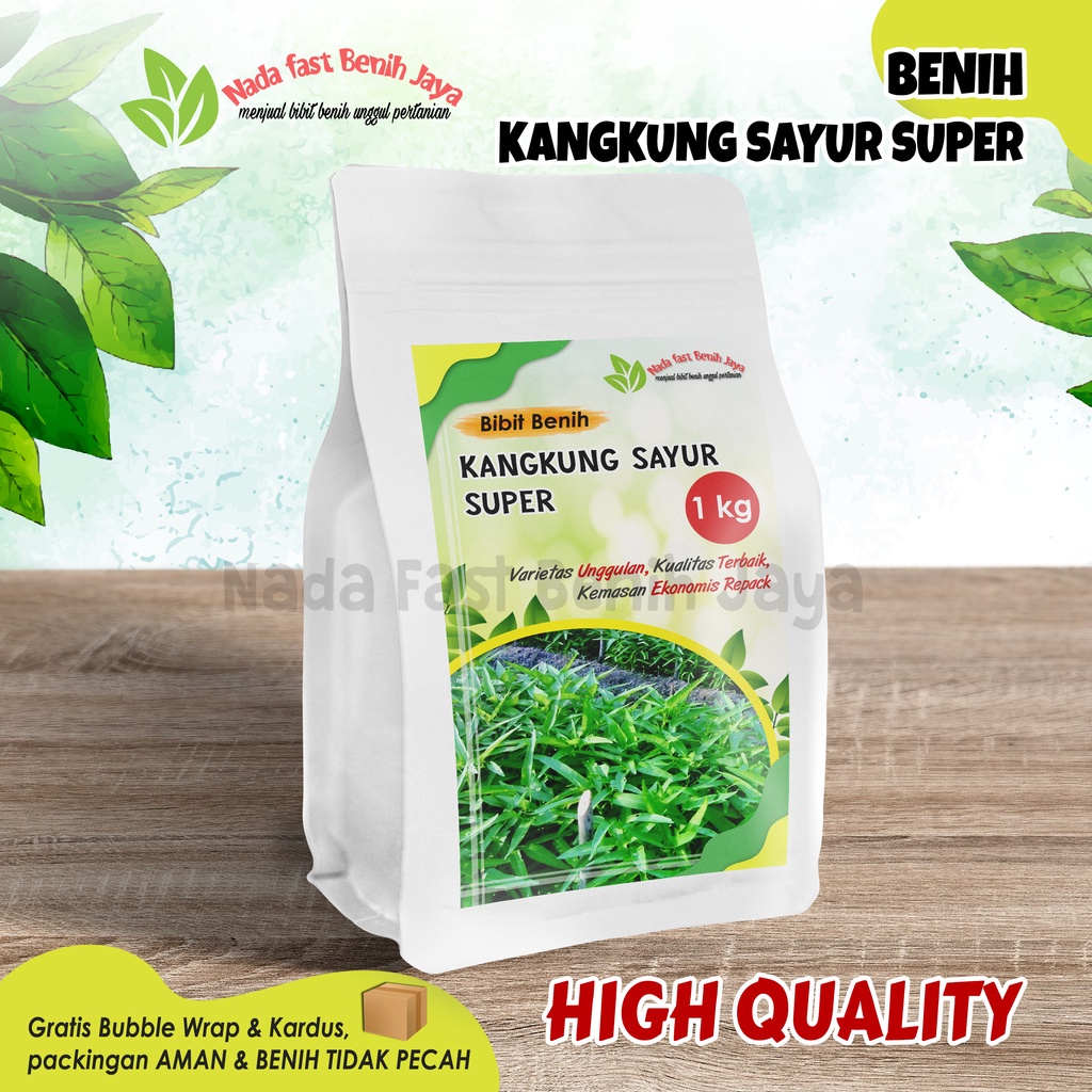 Benih kangkung super sayuran 1 kg / bibit tanaman kangkung