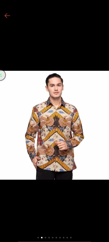 Agrapana Baju Batik Pria Lengan Panjang Batik Premium Kemeja Batik Pria Lengan Panjang Bhamana