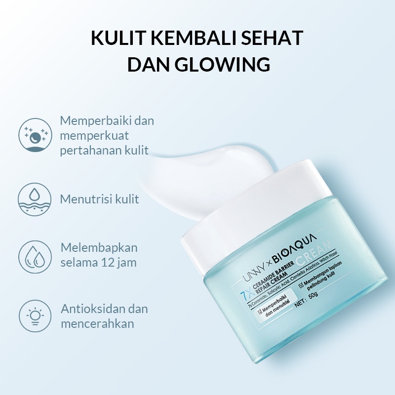 *RM* BIOAQUA 7X CERAMIDE SKIN BARRIER REPAIR MOISTURIZER / TONER  / FACE LOTION - PELEMBAB WAJAH / TONER DAN LOTION WAJAH BIOAQUA BPOM