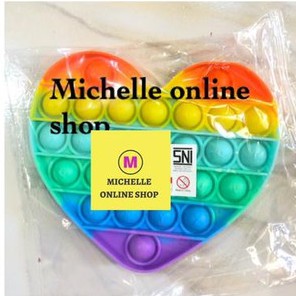 POP IT FIDGET PUSH UP POP ITS BUBBLE STRESS RELIEF BUBBLE SENSORY POP IT VIRAL TIKTOK-POP IT LOVE