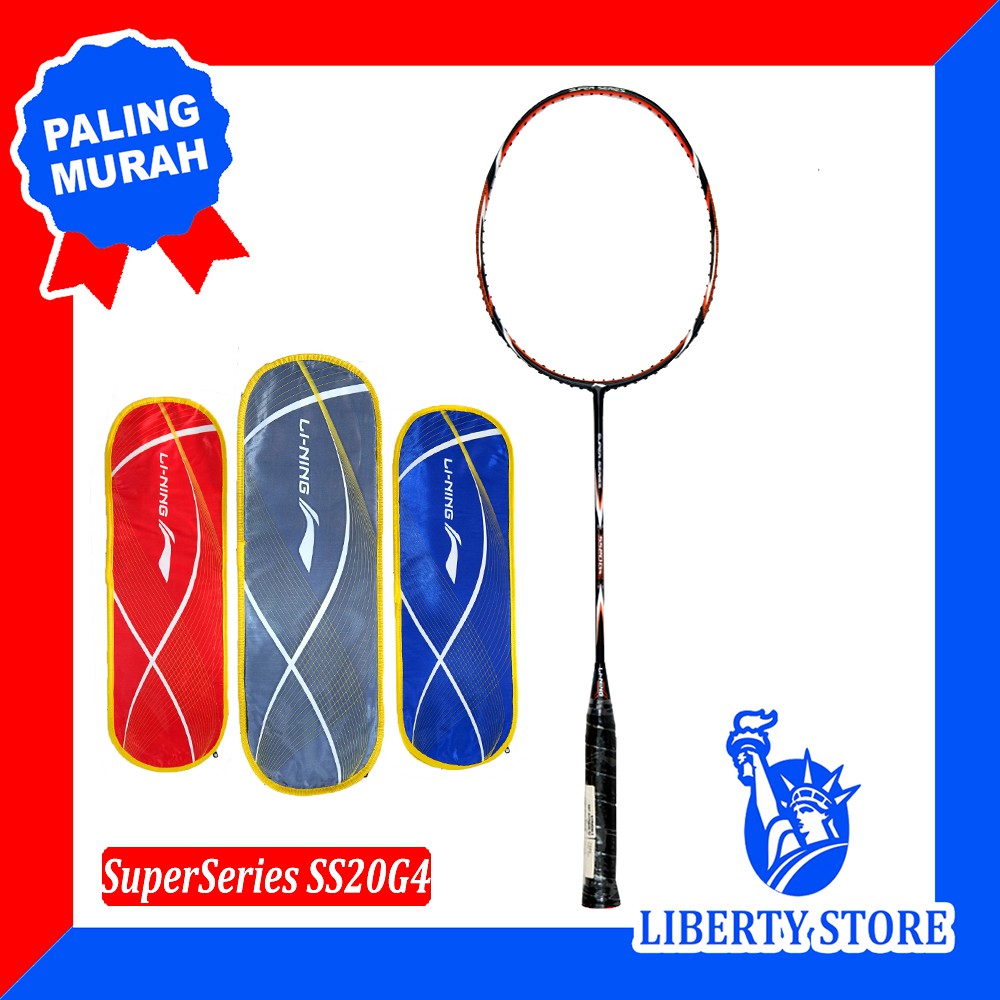 Raket Badminton ORIGINAL LINING SUPER SERIES SS 20G4 + TAS