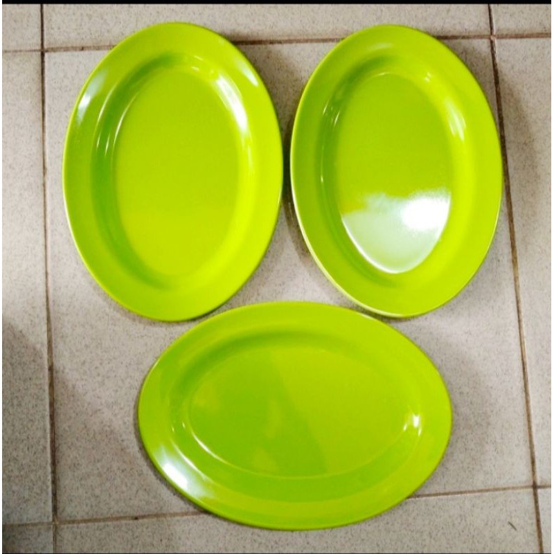 Piring Saji Oval Melamin Melamine P-63014S P63014S Singa Singi