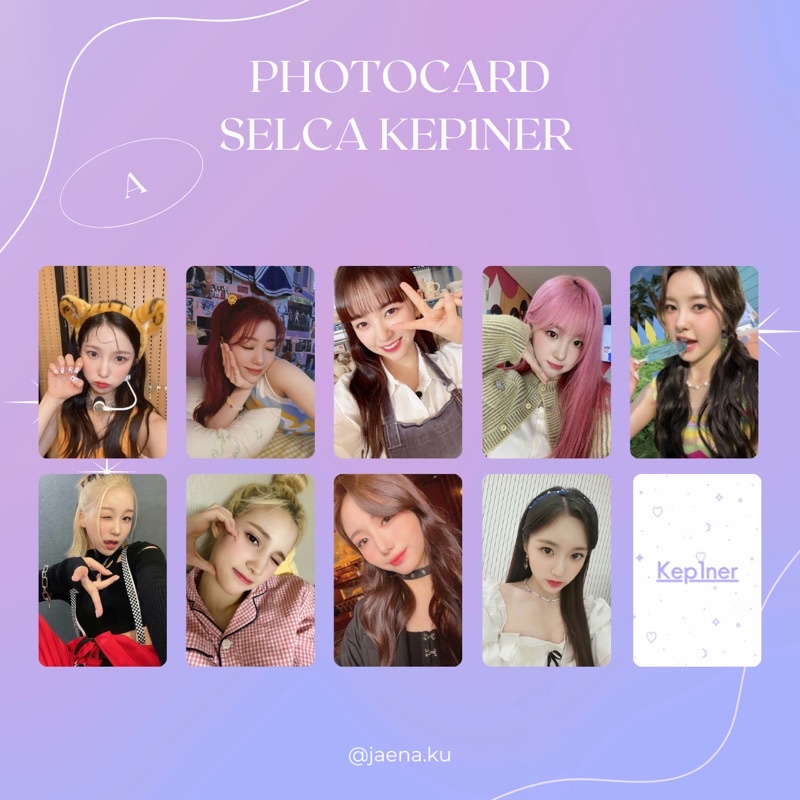 [KEP1ER] PHOTOCARD SELCA #2 KEP1ER ‼️BACA DESKRIPSI‼️