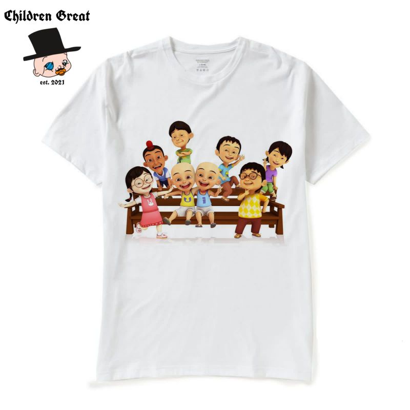 Kaos baju UPIN IPIN TEAM / tshirt kartun malaysia oversize dewasa anak pria wanita lokal / t-shirt r