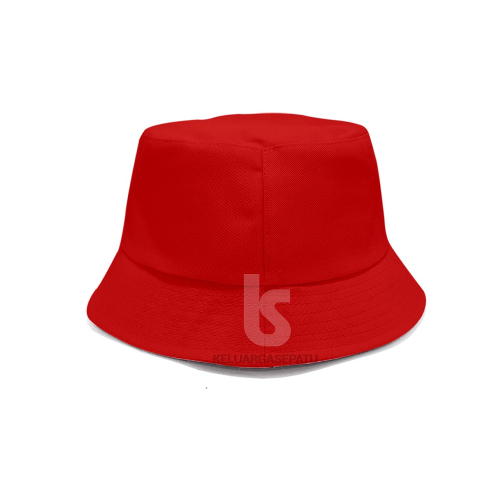 TOPI BUCKET isi 20 pcs bebas pilih warna size unisex pria wanita ready stok