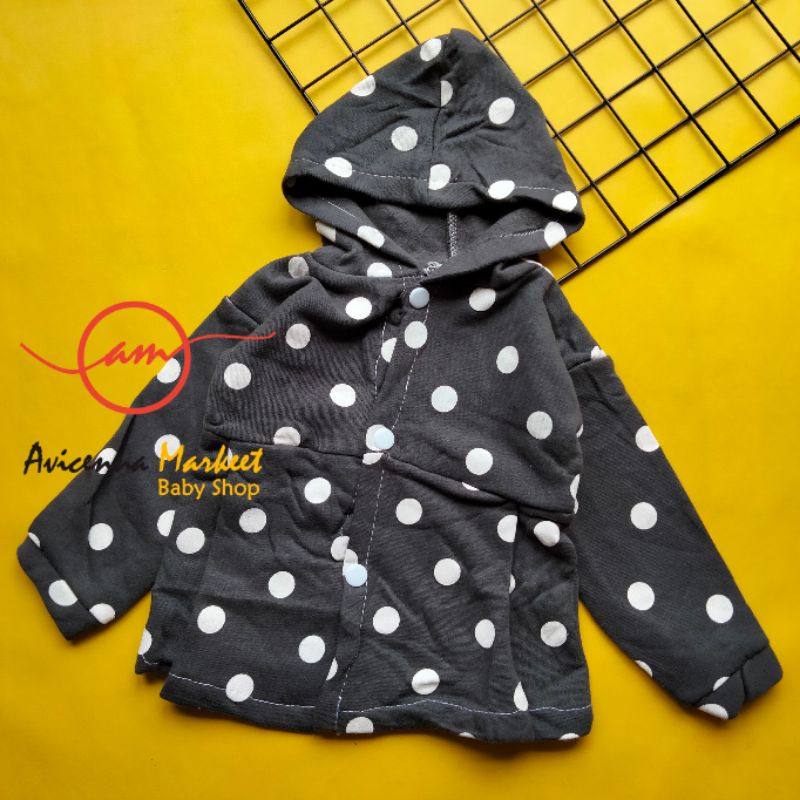 Jaket mantel bayi lucu model rempel 3-12 bulan