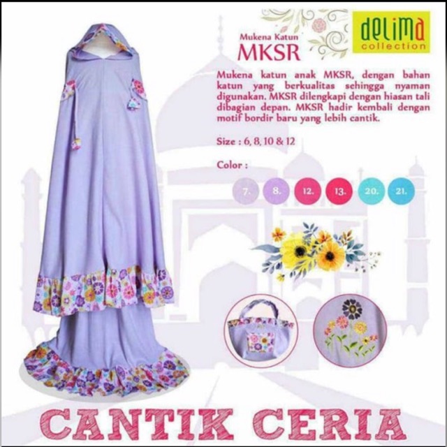 Mukena anak MKSR Delima Collection