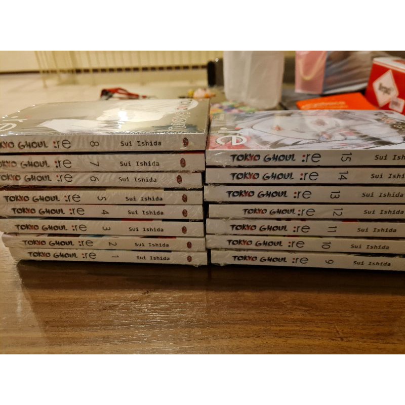 Komik Tokyo Ghoul Re set vol 1-15 segel ori