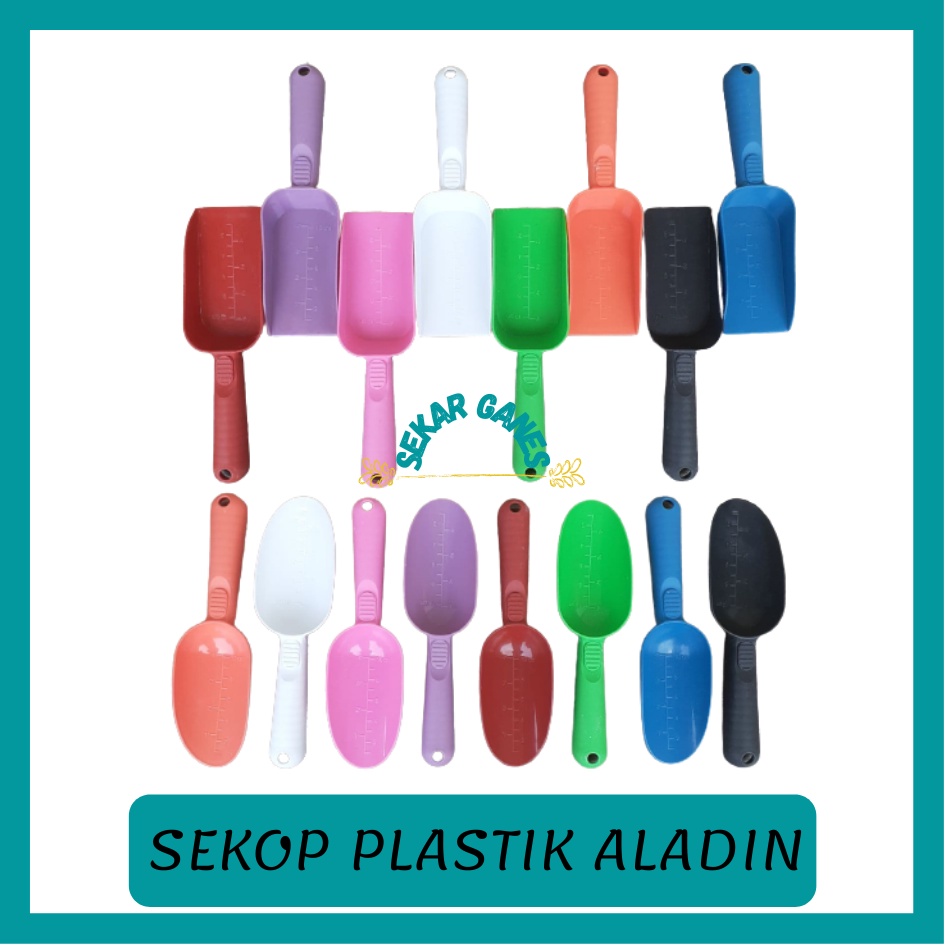 Sekop Plastik Al Dan Andin Putih Hitam Sekop Tanaman Kebun Sekop Garuk Kebun Taman Untuk Berkebun