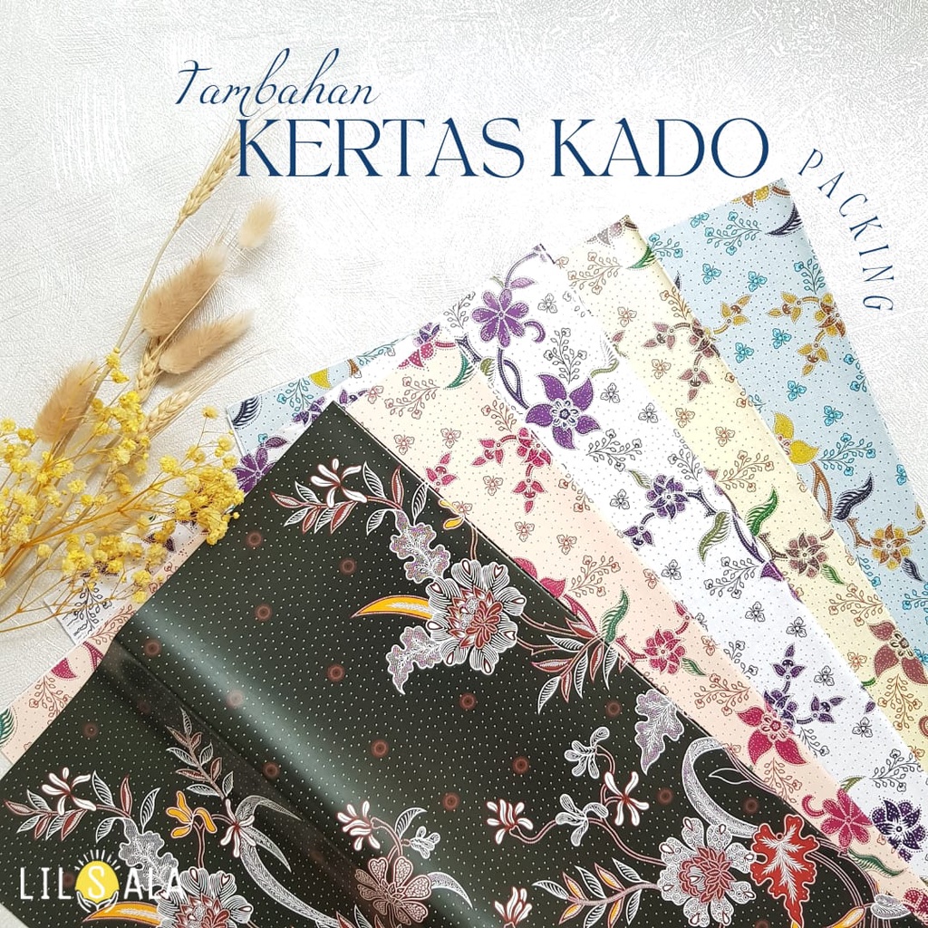 TAMBAHAN BUNGKUS KERTAS KADO