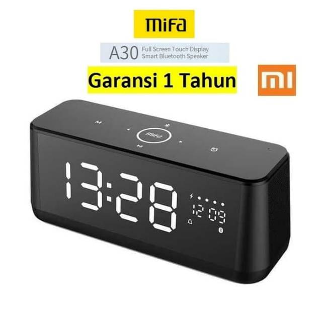 MIFA A30 Bluetooth 3D Touch Speaker Jam Meja Digital Alarm A 30