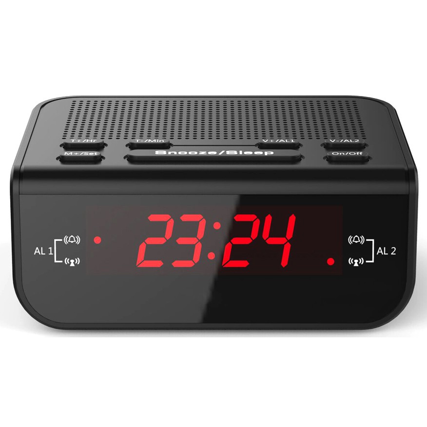 Jam Meja/Alarm/Weker/ LED Digital Clock dengan FM Radio