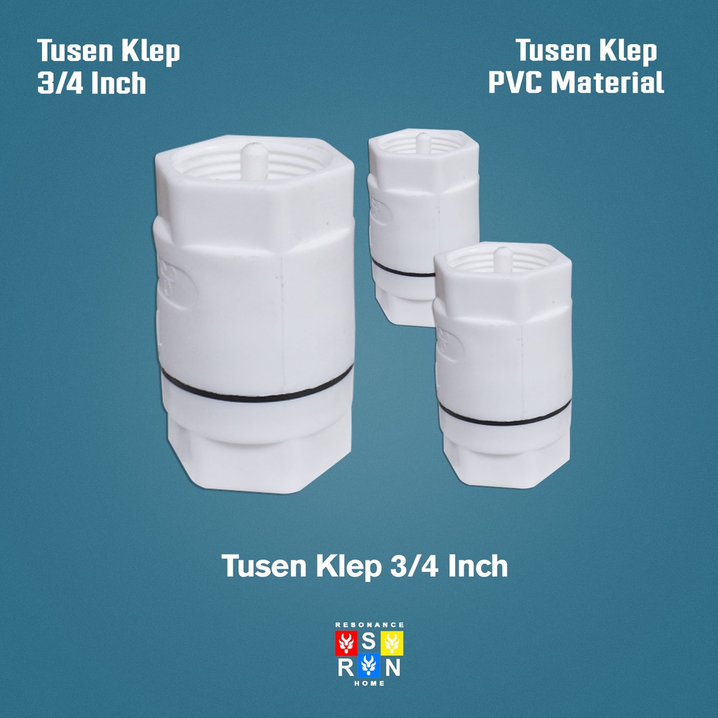 Tusen Klep PVC Ukuran 3/4 Inch / Klep Resonance Home