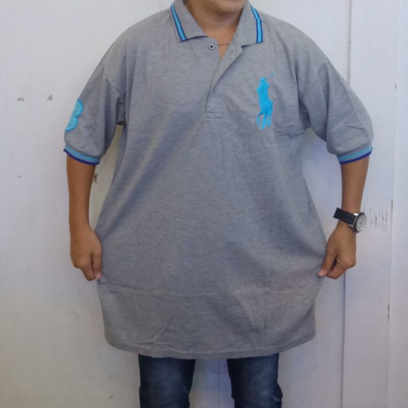 kaos kerah poloshirt BIGSIZE/JUMBO XXXXL - COD