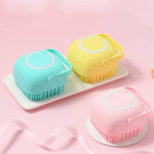 New! Sikat Badan Bahan Silikon Lembut Sikat Kepala silicone brush grosir