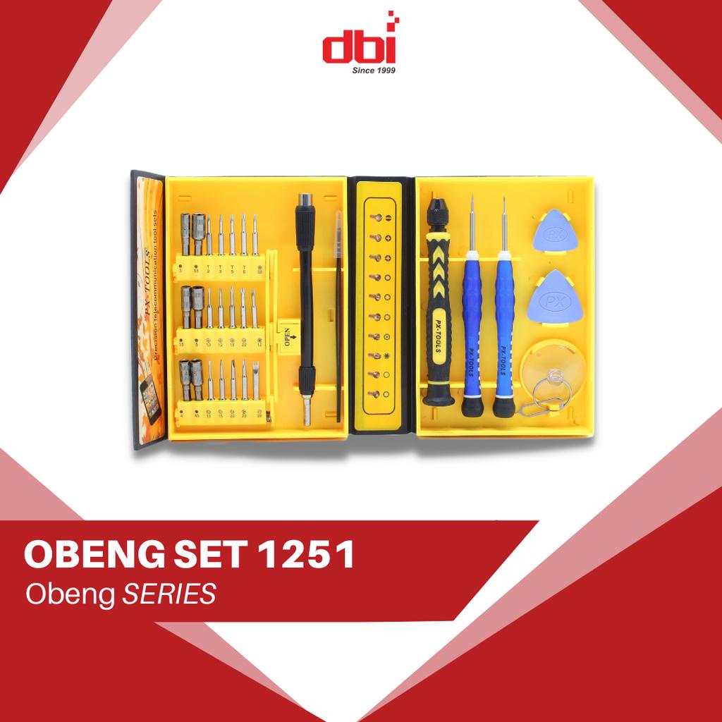 Obeng Set Magnetik 1251 30IN1 1253 38IN1 Android iPhone Peralatan Rumah Tangga