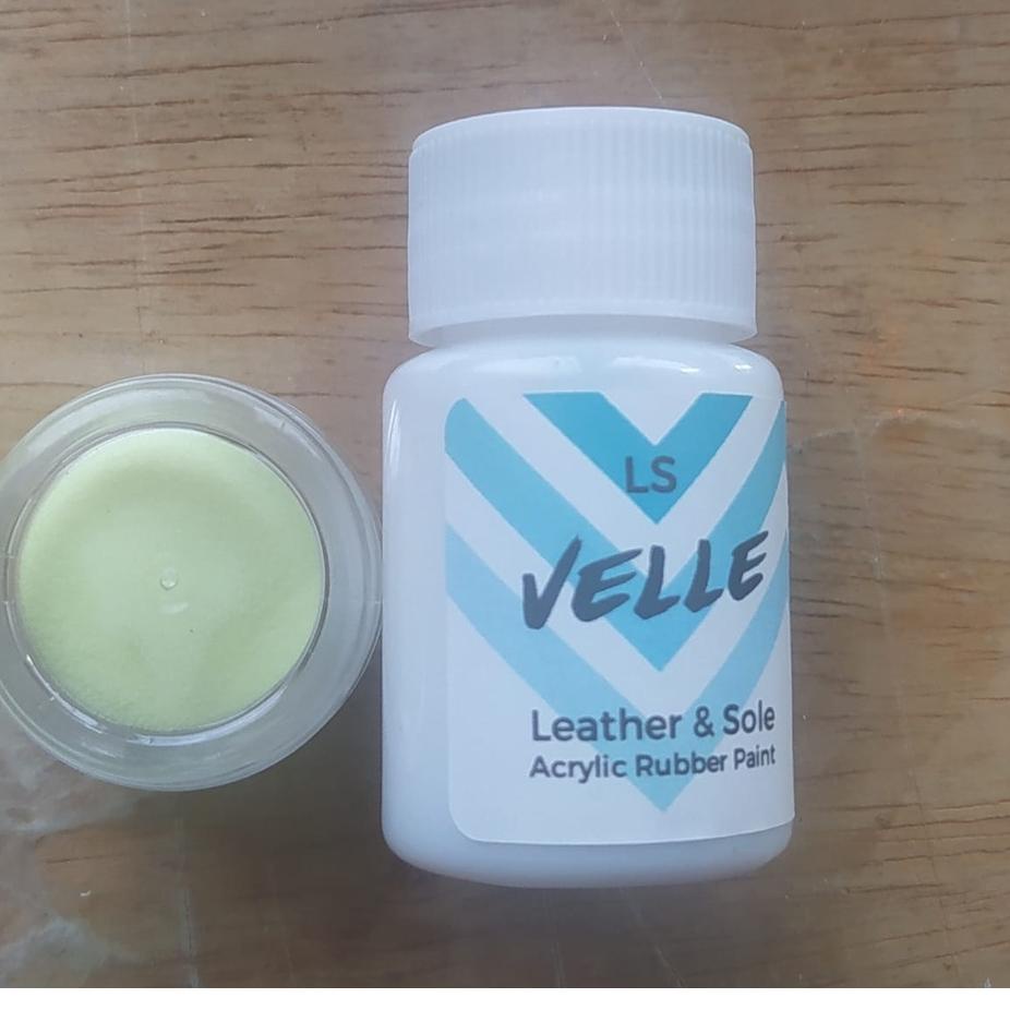 ➴ Cat fosfor - glow paint ke sepatu kulit | Velle Leather paint ✾