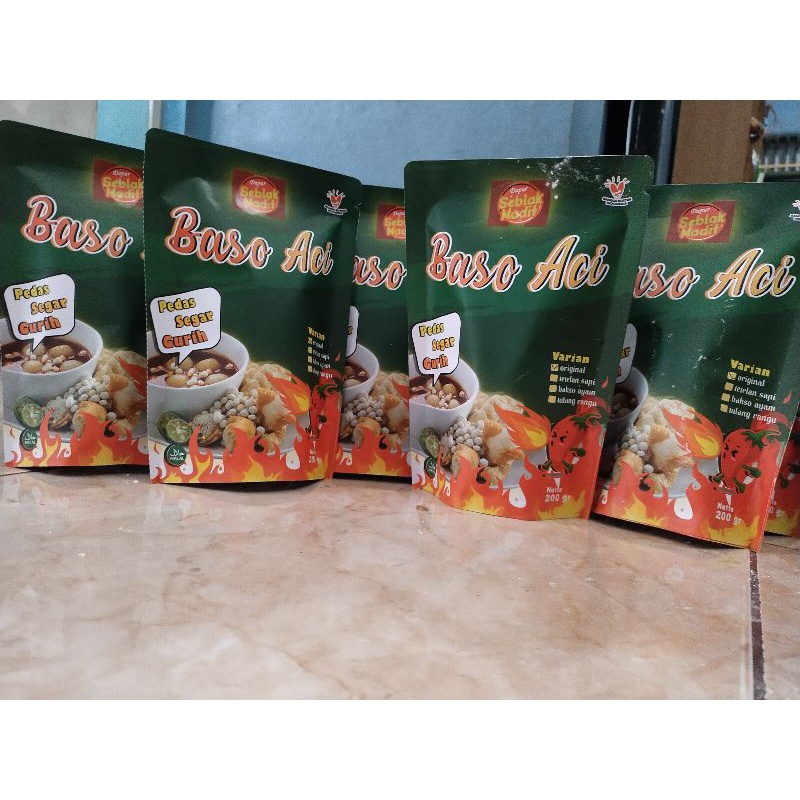 

PAKET LENGKAP BASO ACI INSTAN MADIT