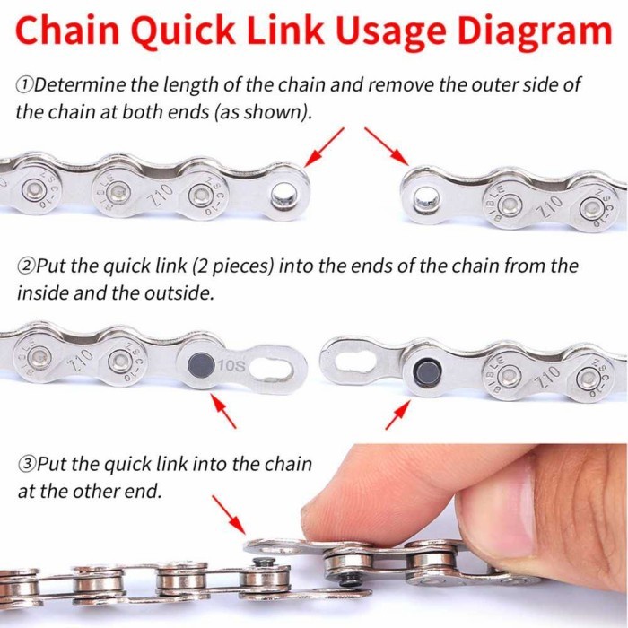 Tang pembuka / memasang rantai sepeda lipat mtb dll alat tool chain