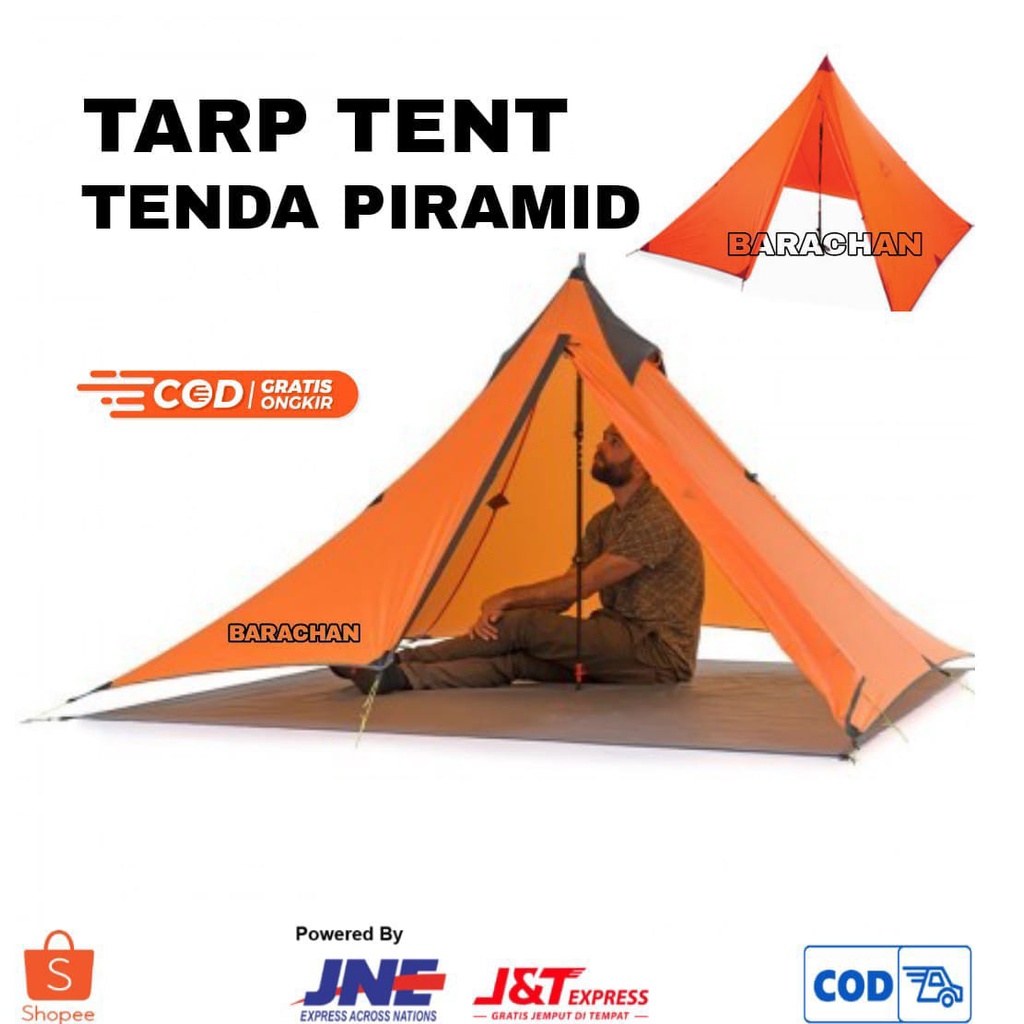 Readyy Stock - Tenda Pyramid 2p Tenda Camping Piramid Tarptent Trap Tent Piramid Tenda Camping Bushc