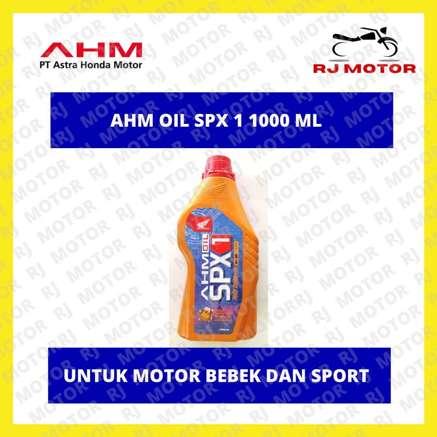 OLI MOTOR HONDA AHM OIL SPX 1 1000 ML 1 LITER OLI MOTOR ASLI