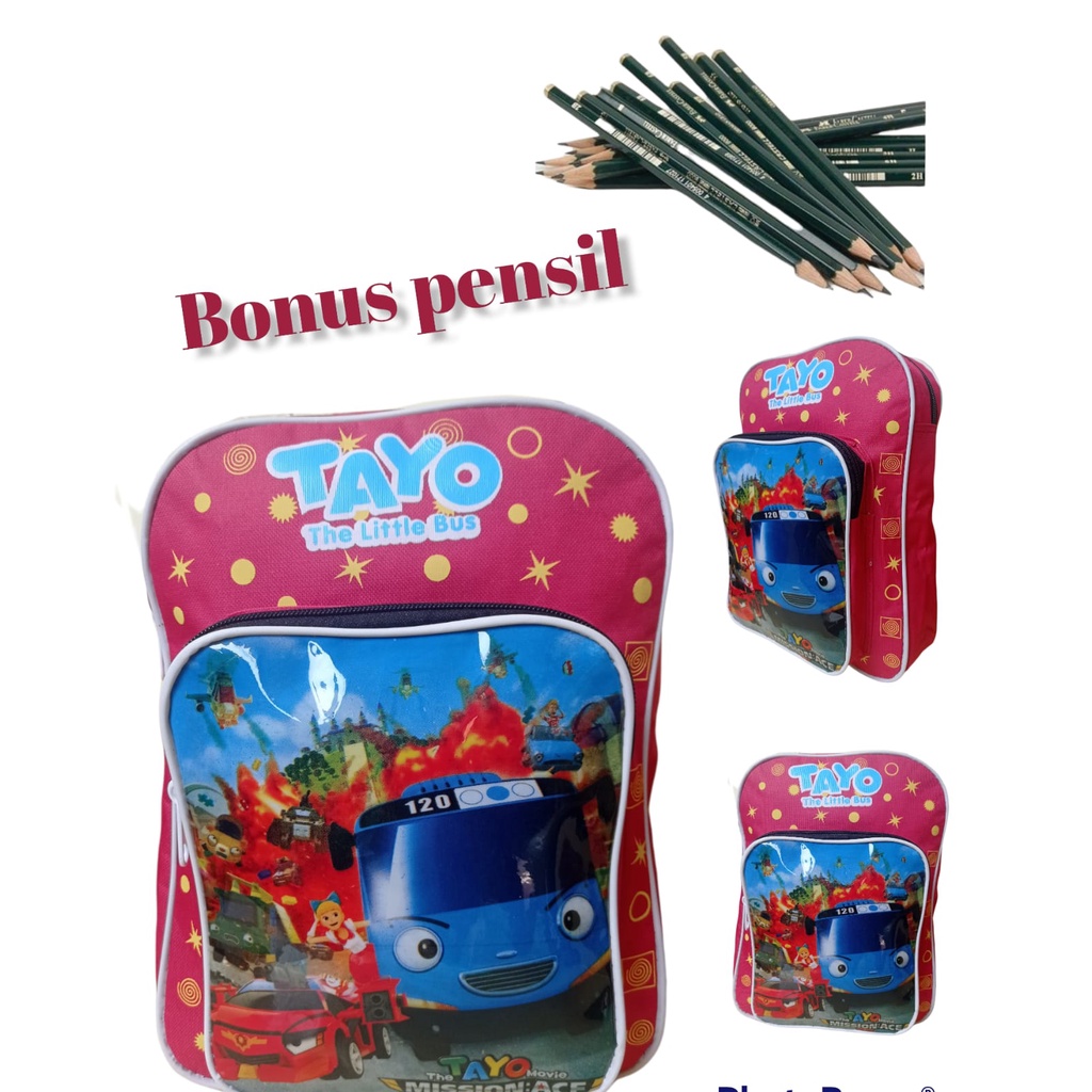 BISA COD/ BONUS PENSIL/TAS PAUD /TK KARAKTER ANAK / KADO ULANG TAHUN / TAS ANAK LAKI / TAS RANSEL