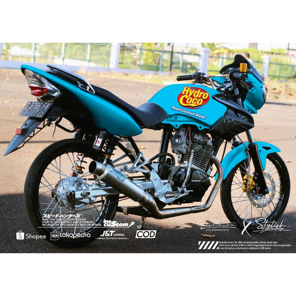 STRIPING TIGER STIKER TIGER STIKER CUSTOM LOGO