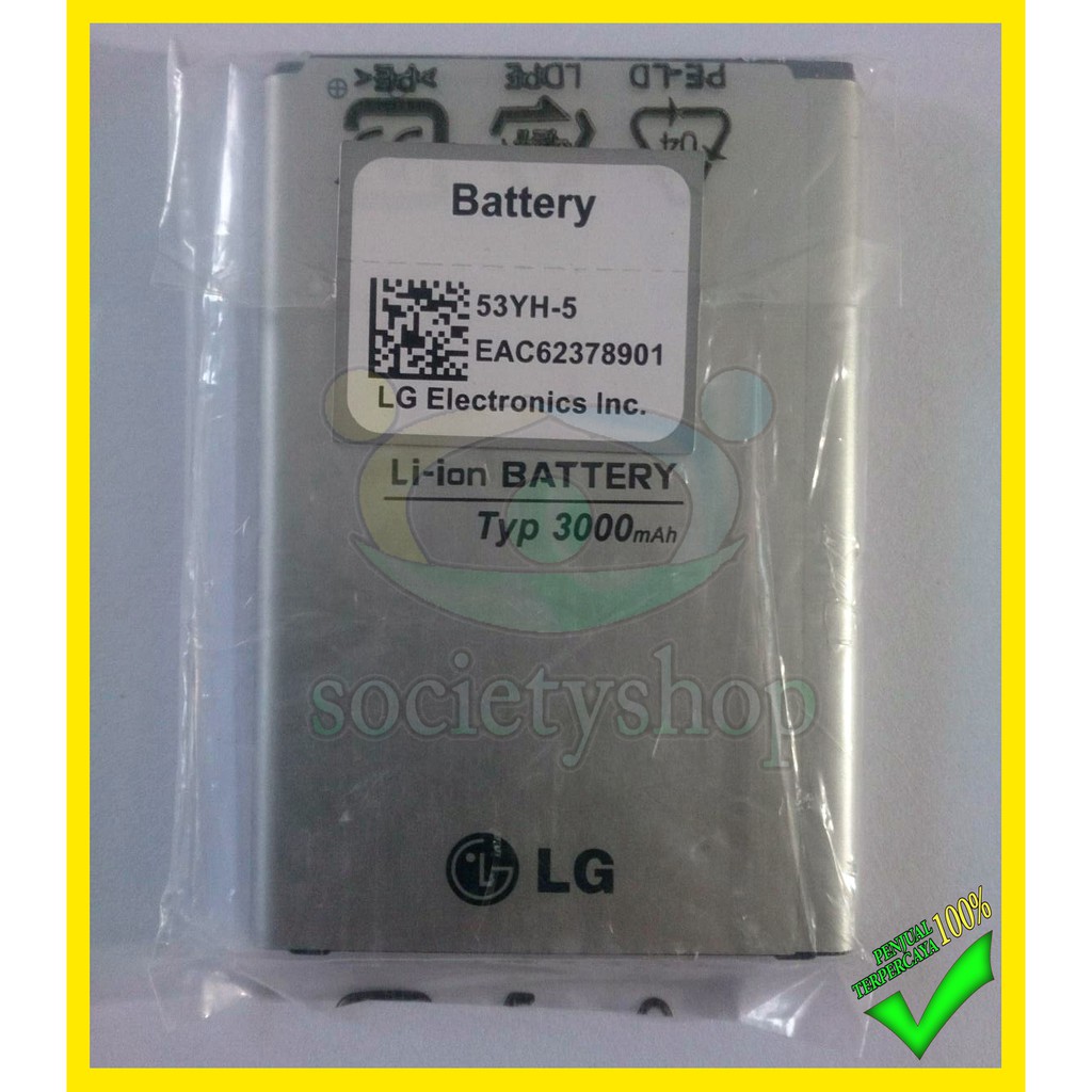 Baterai LG G3 &amp; Batre LG G3 Battery BL-53YH 3000mAh Batre hp Batray Bateray Batu BL 53YH