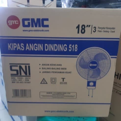 KIPAS ANGIN DINDING 18 INCH WALL FAN GMC 518 KIPAS ANGIN TORNADO 18&quot;