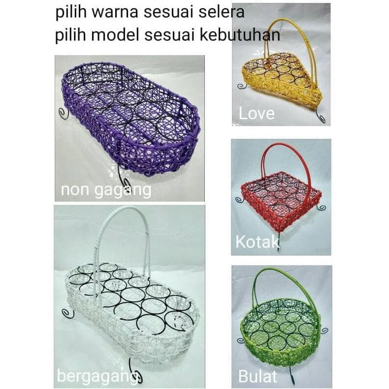 TERMURAH / Keranjang Aqua 16 Cup - Tempat Aqua - Wadah Aqua - Keranjang Rotan