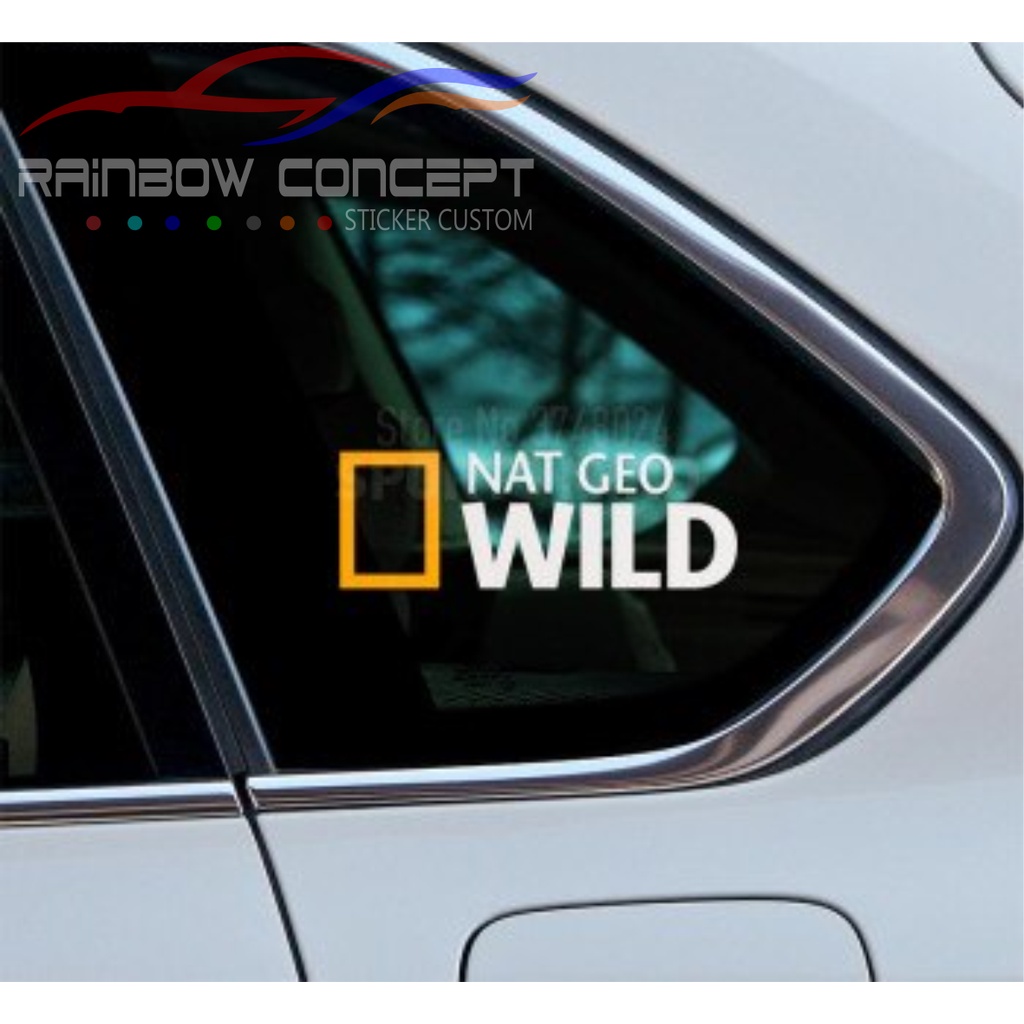 stiker nat geo wild cutting sticker universal
